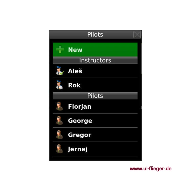 Unterstützung mehrerer Piloten/Ausbilder
