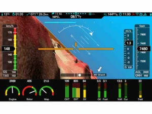 aetos slave display kanardia efis rundinstrument cockpit backup