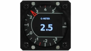 kanardia g-meter standalone rundinstrument cockpit g-kraftanzeige kanardia g-meter slave rundinstrument efis anzeige g-kraft