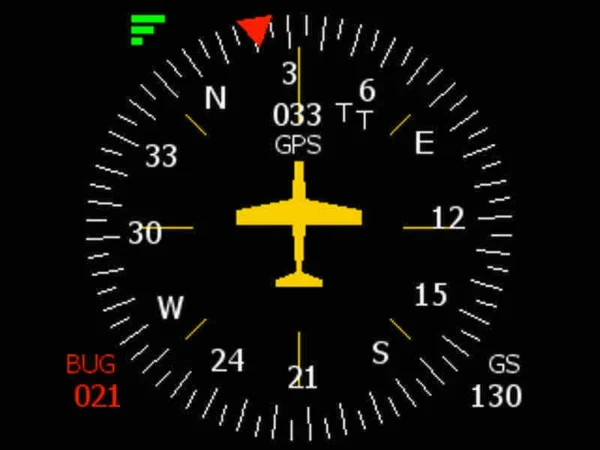 Horis - Künstlicher Horizont von Kanardia 57mm Slave-Gerät für Ultralight Flugzeuge – Bild 8