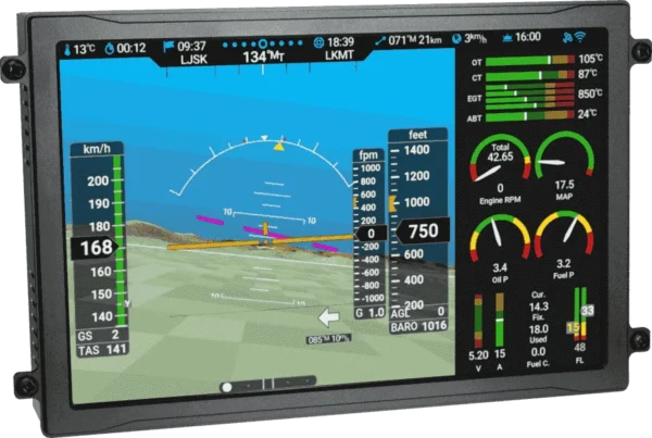 nesis iv pfd 10 zoll master efis glascockpit kanardia