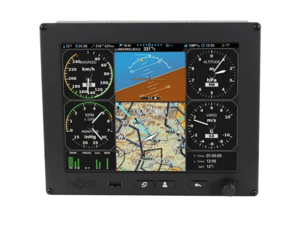 kanardia nesis iii slave zusatzbildschirm efis ul cockpit display